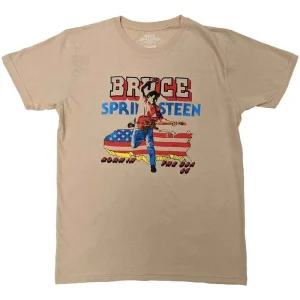 Bruce Springsteen Born In The USA ’85 Sand Medium T-Shirt