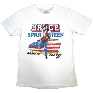 Bruce Springsteen Born In The USA ’85 White Large T-Shirt
