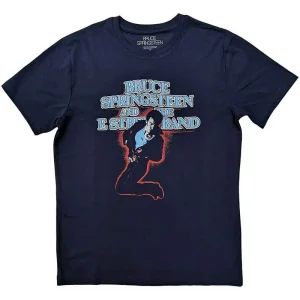 Bruce Springsteen The E-Street Band Navy Blue Small T-Shirt