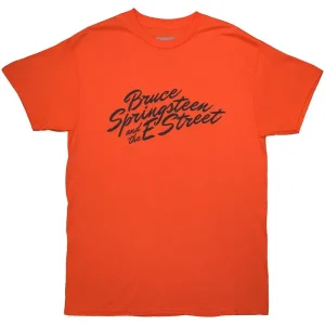 Bruce Springsteen Tour ’24 River Font Orange XX-Large T-Shirt