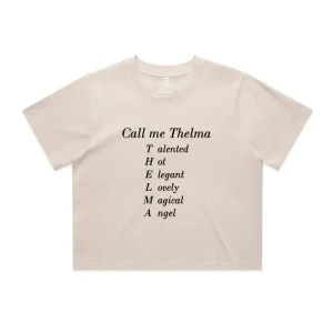 Call Me Thelma Crop Tee