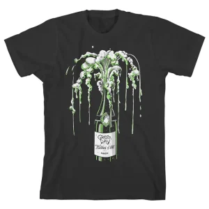 Champagne Unicorn Black T-shirt