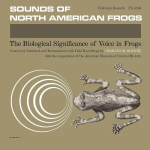 Charles M. Bogert Sounds of North American Frogs Vinyl LP 2023