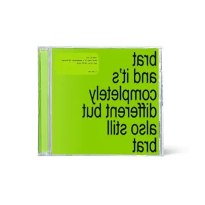 Charli XCX Brat and its completely different but also still brat CD + Sticker 2024