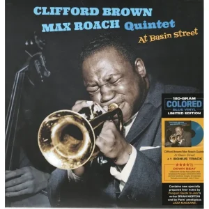 Clifford Brown and Max Roach Quintet At Basin Street Vinyl LP Blue Colour 2021