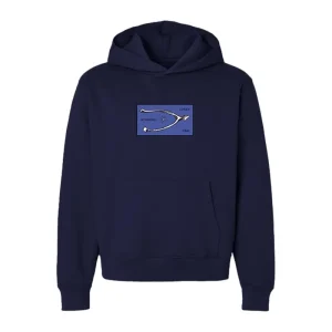 Conan Gray Wishbone Navy Hoodie