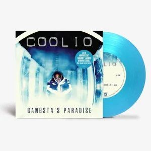 Coolio Gangsta’s Paradise Vinyl 7″ Ice Blue Colour 2025
