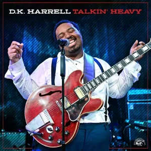 D.K. Harrell Talkin’ Heavy Vinyl LP Translucent Blue Colour 2025