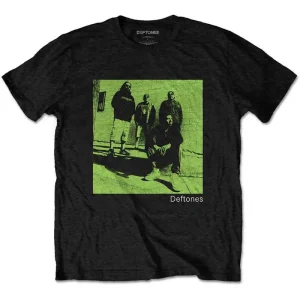 Deftones Green Photo Black Large T-Shirt