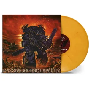 Dismember Massive Killing Capacity Vinyl LP Yellow/Orange Marble Colour 2023