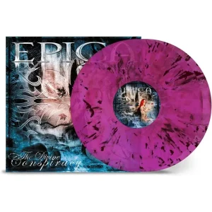 Epica The Divine Conspiracy Vinyl LP Transparent Magenta & Black Marble Colour 2024