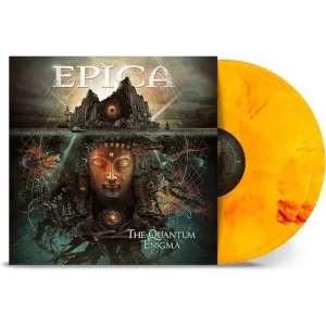 Epica The Quantum Enigma Vinyl LP Yellow Red Marble Colour 2024