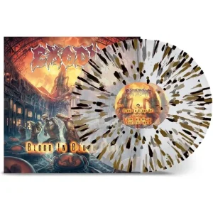 Exodus Blood In Blood Out Vinyl LP Clear, Gold & Black Splatter Colour 2024