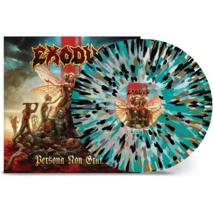 Exodus Persona Non Grata Vinyl LP Clear Gold Black Turquoise Splatter Colour 2024