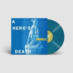 Fontaines D.C. A Hero’s Death Vinyl LP Blue & White Swirl Colour 2023