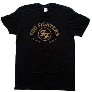 Foo Fighters Arched Stars Black X-Large T-Shirt