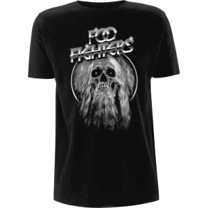 Foo Fighters Bearded Skull Black X-Large T-Shirt