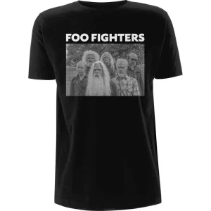 Foo Fighters Old Band Photo Black Small T-Shirt