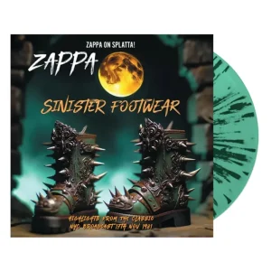 Frank Zappa Sinister Footwear Vinyl LP Aqua/Green Splatter Colour 2024