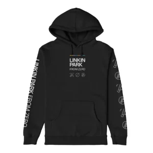 FROM ZERO RADIATE BLACK HOODIE