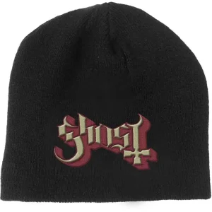 Ghost Black Beanie Hat