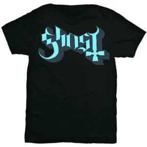 Ghost Blue & Grey Keyline Logo Black X-Large T-Shirt