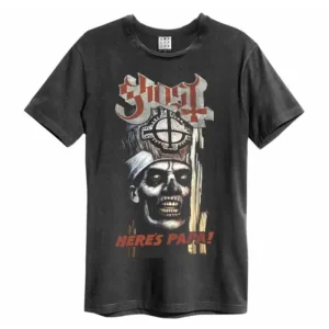 Ghost Here’s Papa Charcoal Grey XX-Large T-Shirt