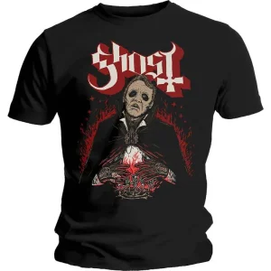Ghost Red Dance Macabre Black Medium T-Shirt