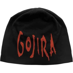 Gojira Logo Black & Red Beanie Hat
