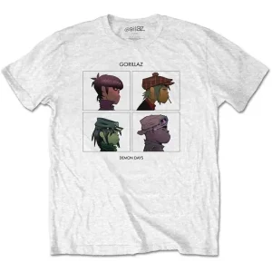 Gorillaz Demon Days White Small T-Shirt