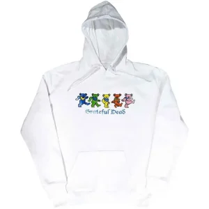 Grateful Dead Dancing Bears White XX-Large Hoodie