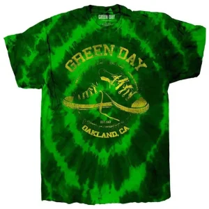 Green Day All Stars Green Dip-Dye Wash Medium Unisex T-Shirt