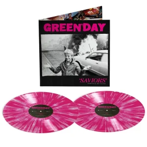 Greenday Saviours (dition de luxe) Vinyl LP Pink & White Colour 2025