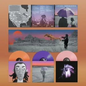 Gruff Rhys American Interior Vinyl LP Apricot, Purple & Ros Colour 2025