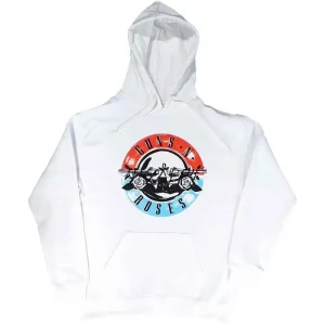 Guns N’ Roses Motorcross Logo White XX-Large Hoodie