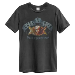 Guns N Roses Sweet Child O Mine Amplified Charcoal Large Unisex T-Shirt