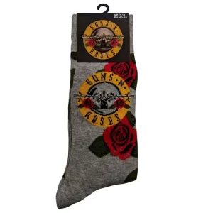 Guns N’ Roses Unisex Ankle Socks: Bullet Roses (Uk Size 7 – 11)