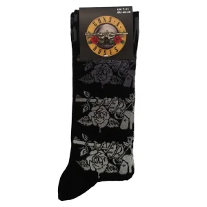 Guns N’ Roses Unisex Ankle Socks: Monochrome Pistols (Uk Size 7 – 11)