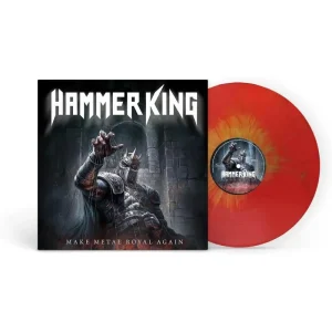 Hammer King Make Metal Royal Again Vinyl LP Red Gold Splatter Colour 2025