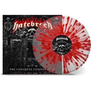 Hatebreed The Concrete Confessional Vinyl LP Clear & Red Splatter Colour 2023