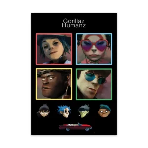 Humanz Anniversary Sticker Set