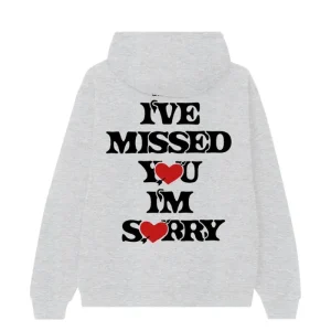i’ve missed you, i’m sorry heather gray hoodie
