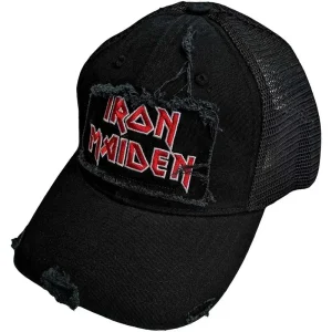 Iron Maiden Black Mesh Baseball Cap Hat