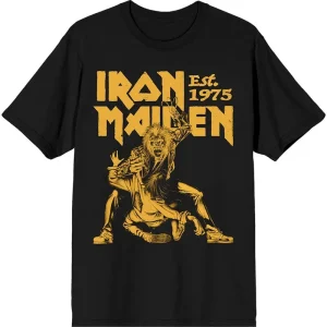 Iron Maiden Est. 1975 Black Small T-Shirt