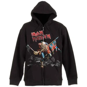 Iron Maiden Scuffed Trooper XX-Large Zipped Hoodie