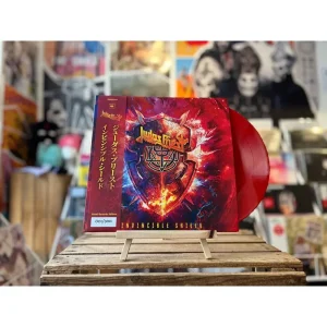 Judas Priest Invincible Shield Vinyl LP Assai Obi Edition Red Colour 2024
