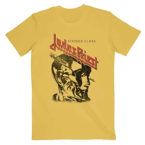 Judas Priest Stained Glass Yellow XXL Unisex T-Shirt