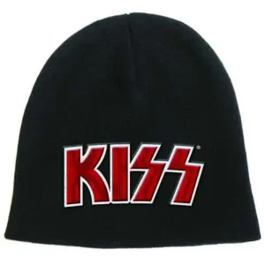 Kiss Black Beanie Hat
