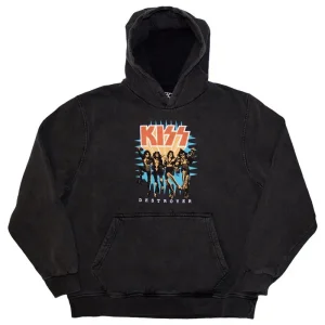 Kiss Destroyer Charcoal Grey XXL Hoodie