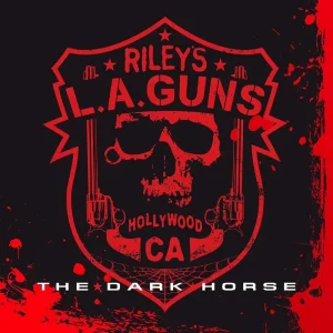 L.A. Guns The Dark Horse Vinyl LP Red & Black Marble Colour 2024